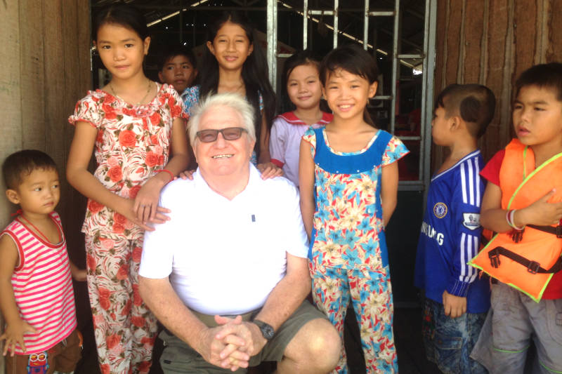 Children with Traveling Apostles for Christ